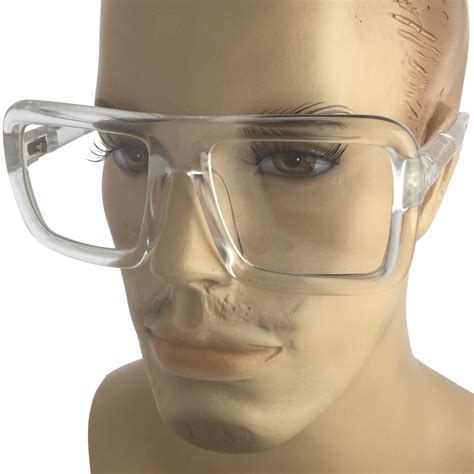 oversized clear frame glasses